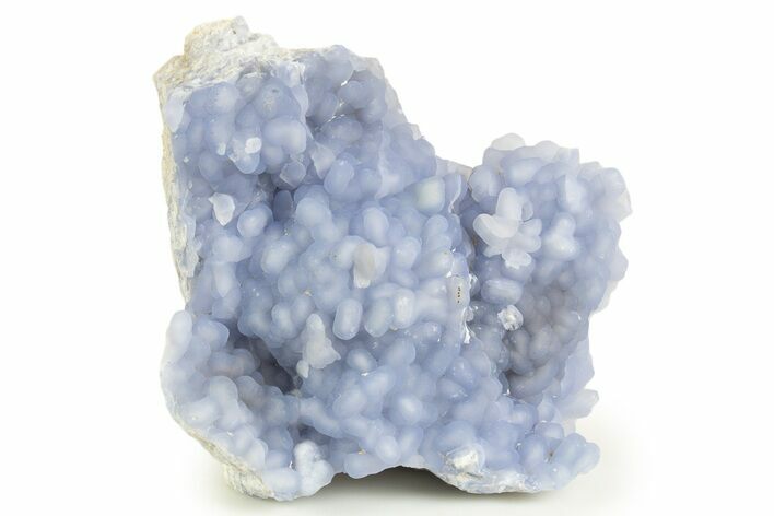 Blue Chalcedony Pseudomorph After Anhydrite - Peru #337387